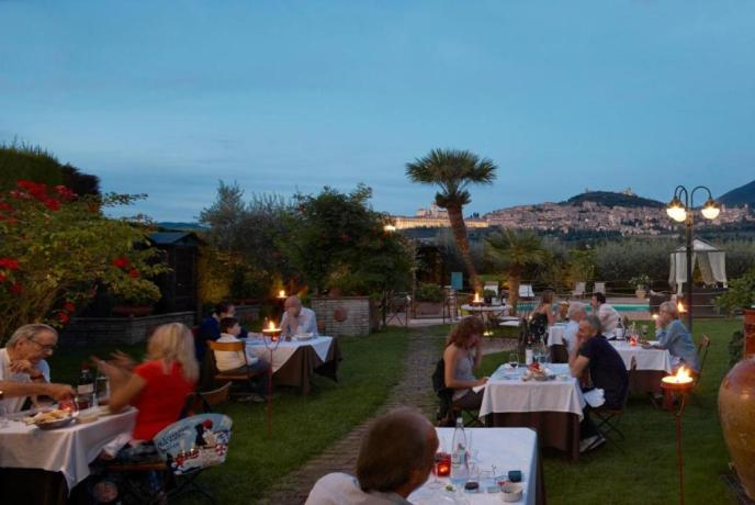 Country house con giardino vista Basilica San-Francesco Assisi 