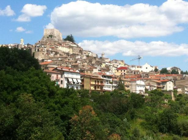 Vista del paese Guardia Sanframondi 