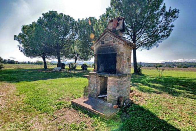 Camino a legna in Casale in Umbria 