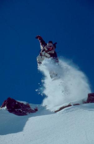 Skiing on the "milky-way"