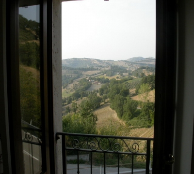 View of Assisi from the apartment 