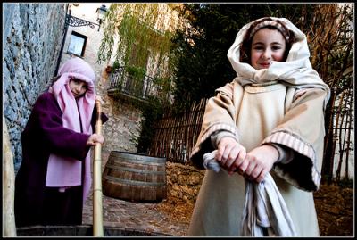 Scene del presepe vivente