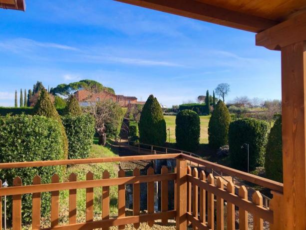 Casa sull'albero in Umbria con terrazzo panoramico 