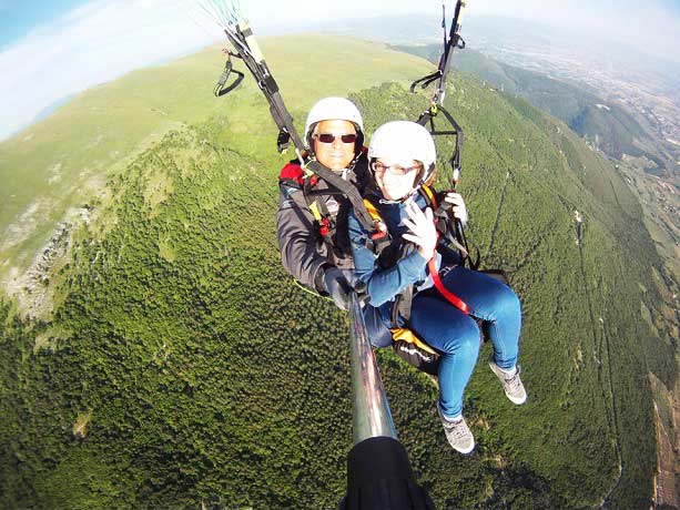 Parapendio con Istruttore sul Monte Cucco