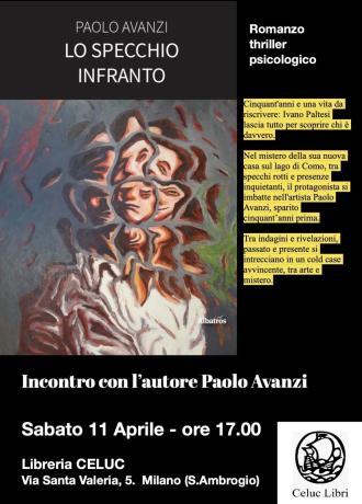 Lo scrittore Paolo Avanzi incontra i lettori alla Libreria CELUC di Milano