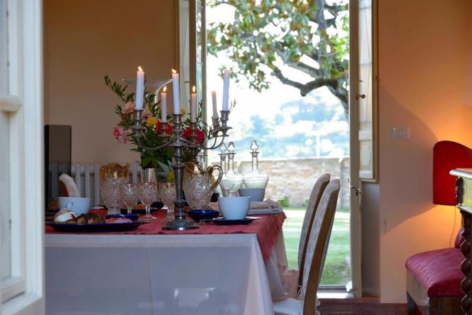 Villa Perugia con soggiorno servizio colazione