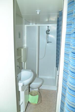 Bagno privato in Hotel a Palinuro