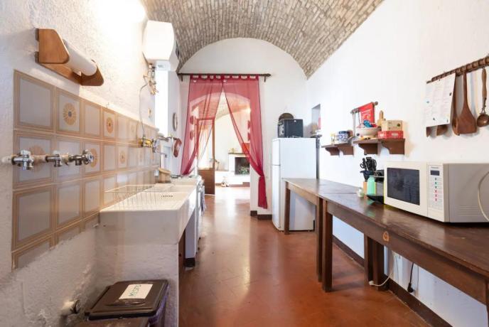 Cucina in appartamento vacanze Assisi 