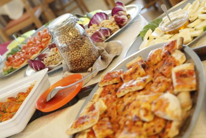 Buffet pasti hotel in Abruzzo