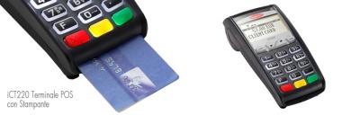 iCT220EM- TERMINALE POS CON STAMPANTE