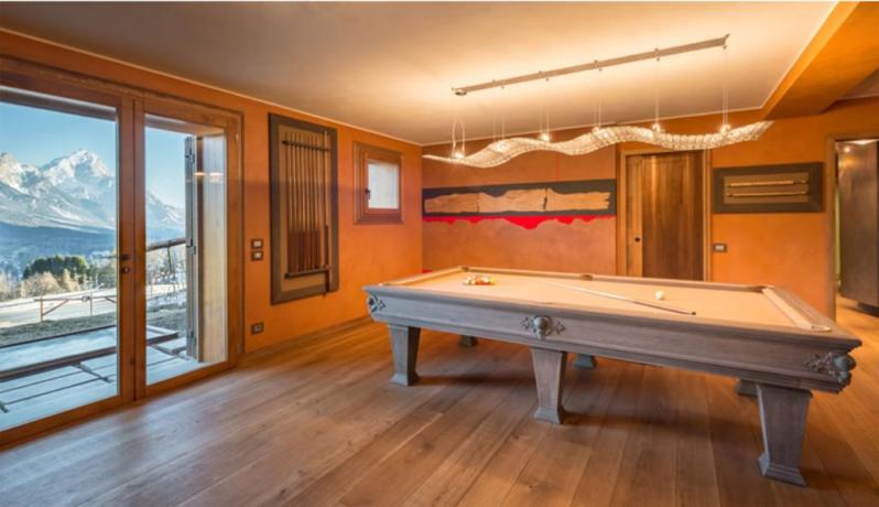 Chalet a Cortina con Biliardo professionale 