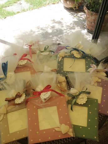 Produzione vendita cornici Bomboniere personalizzate Umbria