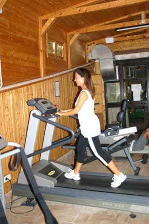 Agriturismo con palestra: tapis-roulant