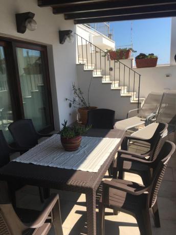 Casa-vacanze 6persone Polignano-a-Mare terrazza arredata