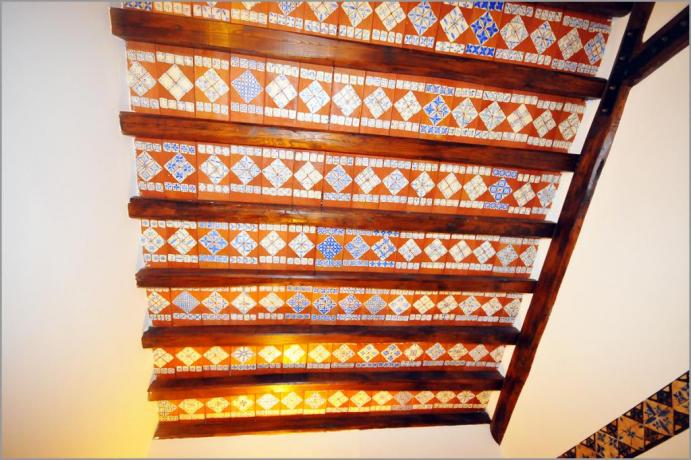 Hotel Sicilia , "Stanza delle Ceramiche Azzurre" (303)