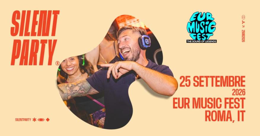 Silent Party® Roma · 25 Set 2026