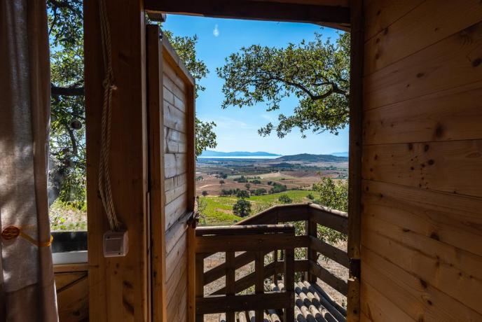 Dormire sull'Albero vicino Mare Toscana