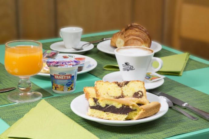 Colazione in hotel a Viserba ideale per famiglie