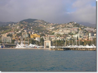 Hotel in Sanremo and the port