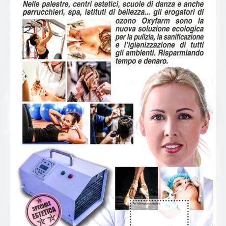 Vendita Generatore-Ozono per: Parrucchieri, SPA, Palestra, Ristorante