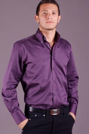Camicia uomo modello classico maniche lunghe