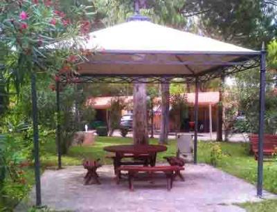 gazebo per copertura in pvc