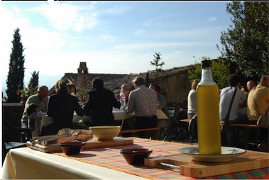 Degustazione bruschette con olio dop