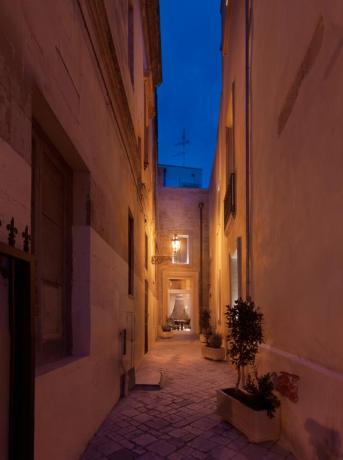Una delle vie caratteristiche di Lecce