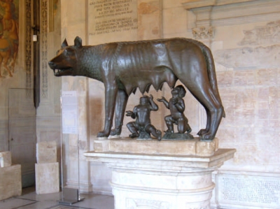 monument of the wolf, the roman LUPA