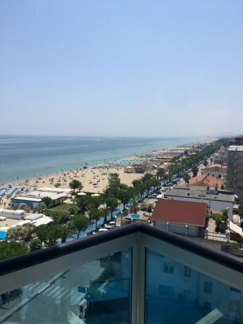 Vista della Spiaggia dalla Camera H. Adriatico