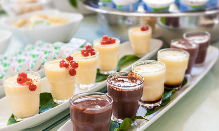 Dolci dessert di fine pasto