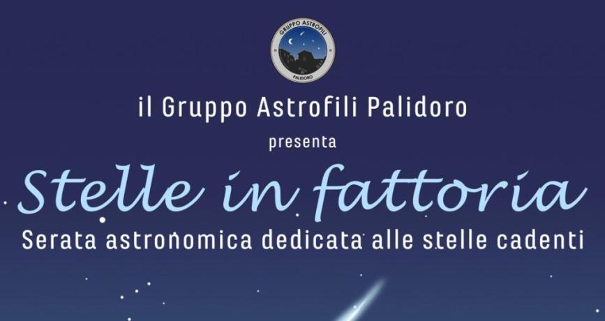 Stelle in fattoria serata dedicata alle stelle cadenti