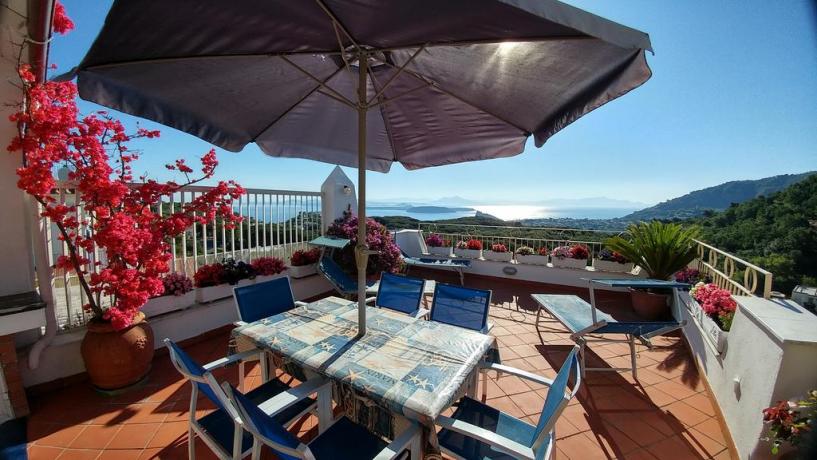 Terrazza vista mare casa vacanze Barano d'Ischia 