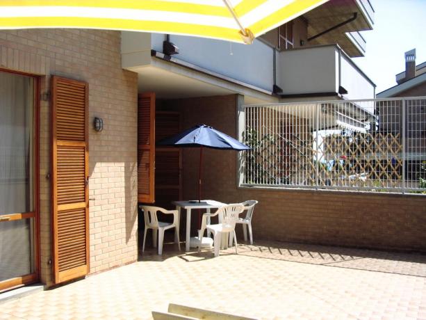 B&B con terrazzo per solarium a Porto Sant'Elpidio