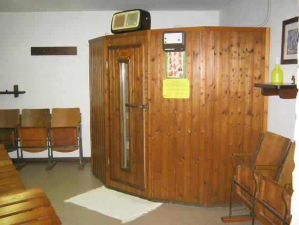 Sauna per gli ospiti