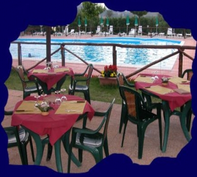Area ristoro all'aperto