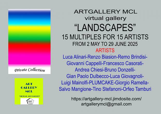 “LANDSCAPES-15 MULTIPLES FOR 15 ARTISTS ” ,mostra d’arte virtuale 