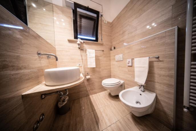 Bagno privato in camera hotel  