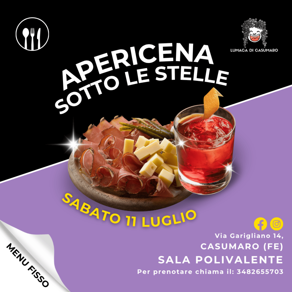 APERICENA SOTTO LE STELLE