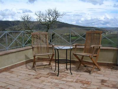 Terrazza privata della Villa