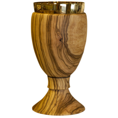 Offerta Calice in legno d'olivo, solo 149 euro