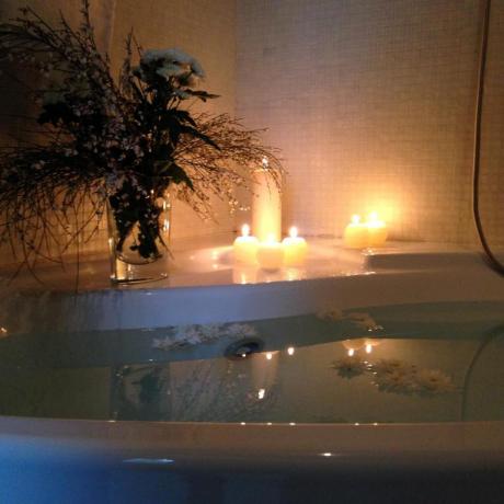 Vasca Idromassaggio angolare in Suite Sup.