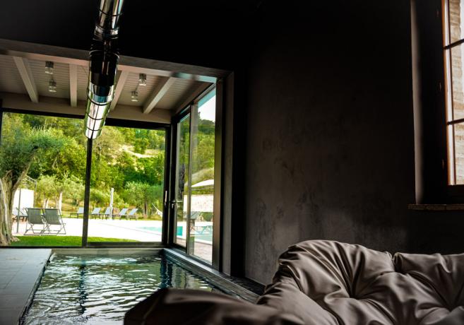 SPA con piscina riscaldata, idromassaggio, sauna Torricella