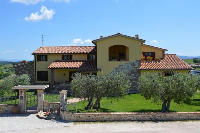 B&B Gli Olivi immersa nel verde in Umbria 