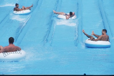 Waterslide for adults, Acquatic amusementpark in Riccione