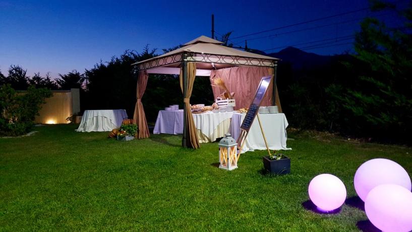 Giardino esterno per ricevimenti Hotel Elité Avezzano