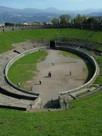 The amphitheater of Pompeii