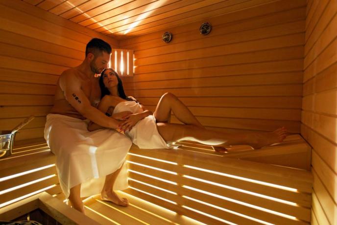 Centro benessere con Sauna Finlandese in esclusiva 