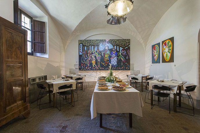 Ristorante con pietanze a buffet