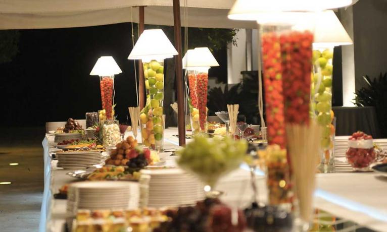 Buffet di gustosa frutta